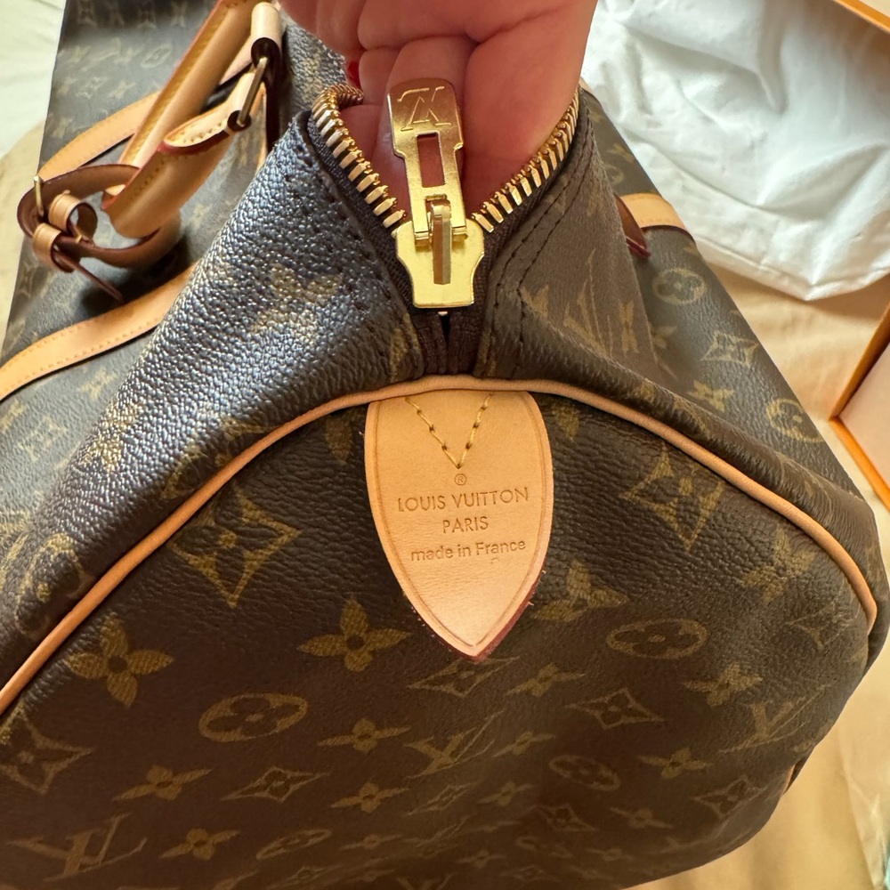 Louis Vuitton Brown Monogram Handbag - Picture 4 of 8